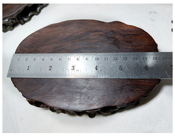 ฐานหรือกี๋ไม้สไตล์จีน ทรงรากไม้ ทรงรี ราคาเริ่ม