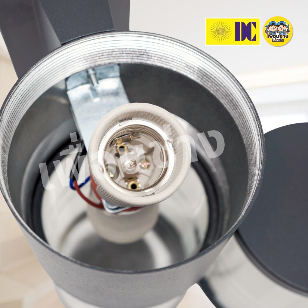 ยี่ห้อ DC รุ่น SZ-2807 โคมไฟติดผนัง ส่องขึ้น-ลง ใช้กับหลอดขั้ว E27 ทรงกระบอก โคมไฟผนัง ไฟภายนอก กันน้ำ IP54