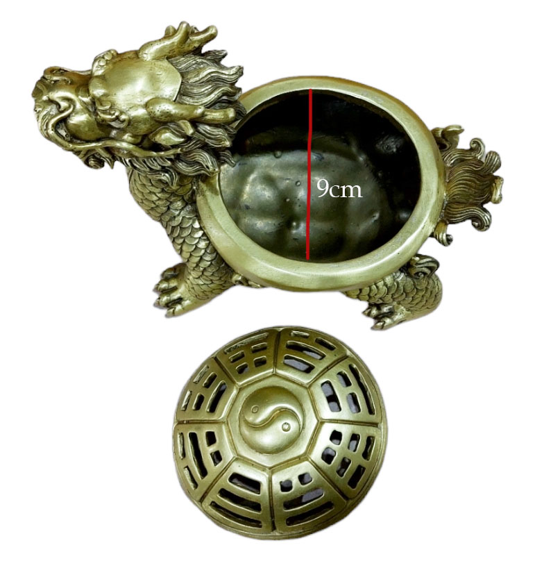 เต่ามังกร-เตากำยาน กระถางกำยาน กระถางธูป ของตกแต่งบ้าน