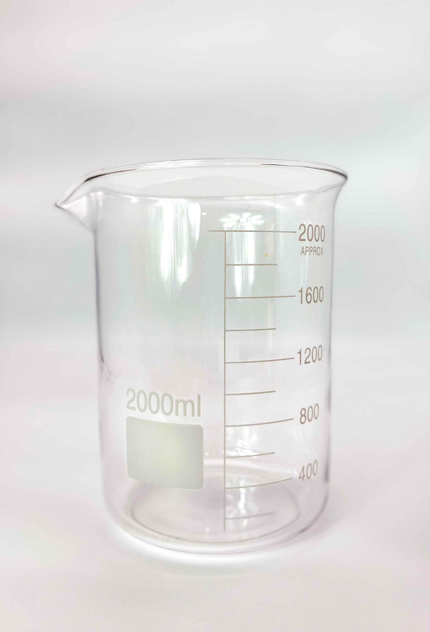 บีกเกอร์แก้ว Beaker Glass ขนาด 25 / 50 / 100 / 250 / 500 / 1000 / 2000 ml ราคาถูก ขายดี