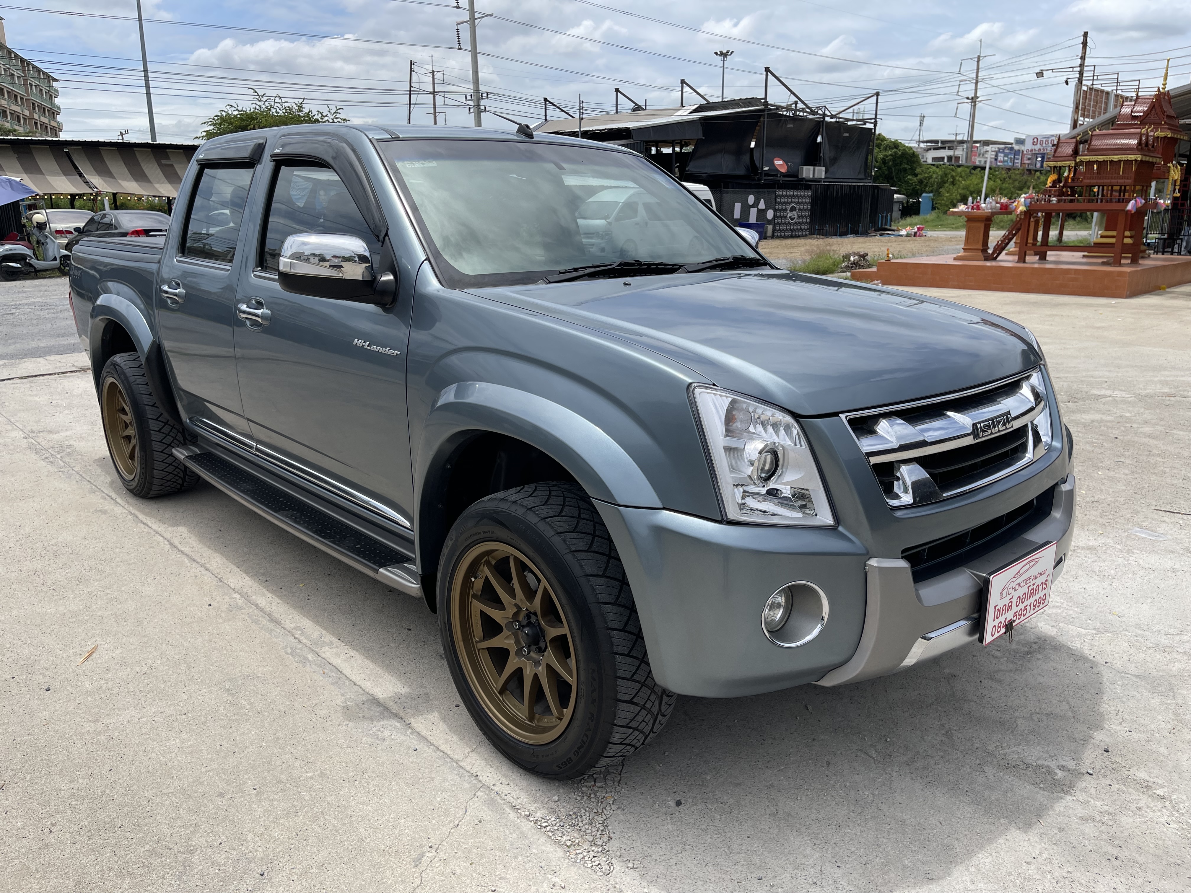 Isuzu Dmax 4ประตู Hilander 2.5 Abs 2010 เทา
