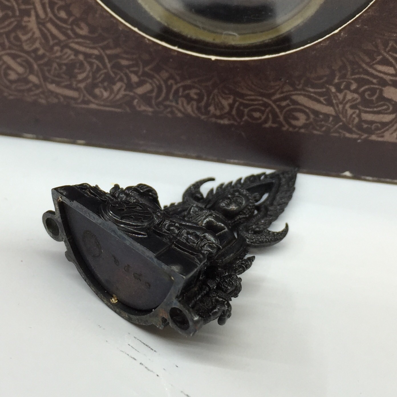 พระกริ่งพระพุทธชินราช ภปร"เพราะแผ่นดินนี้คือ แผ่นดินเกิด" ปี2548 เนื้อเงินรมดำ