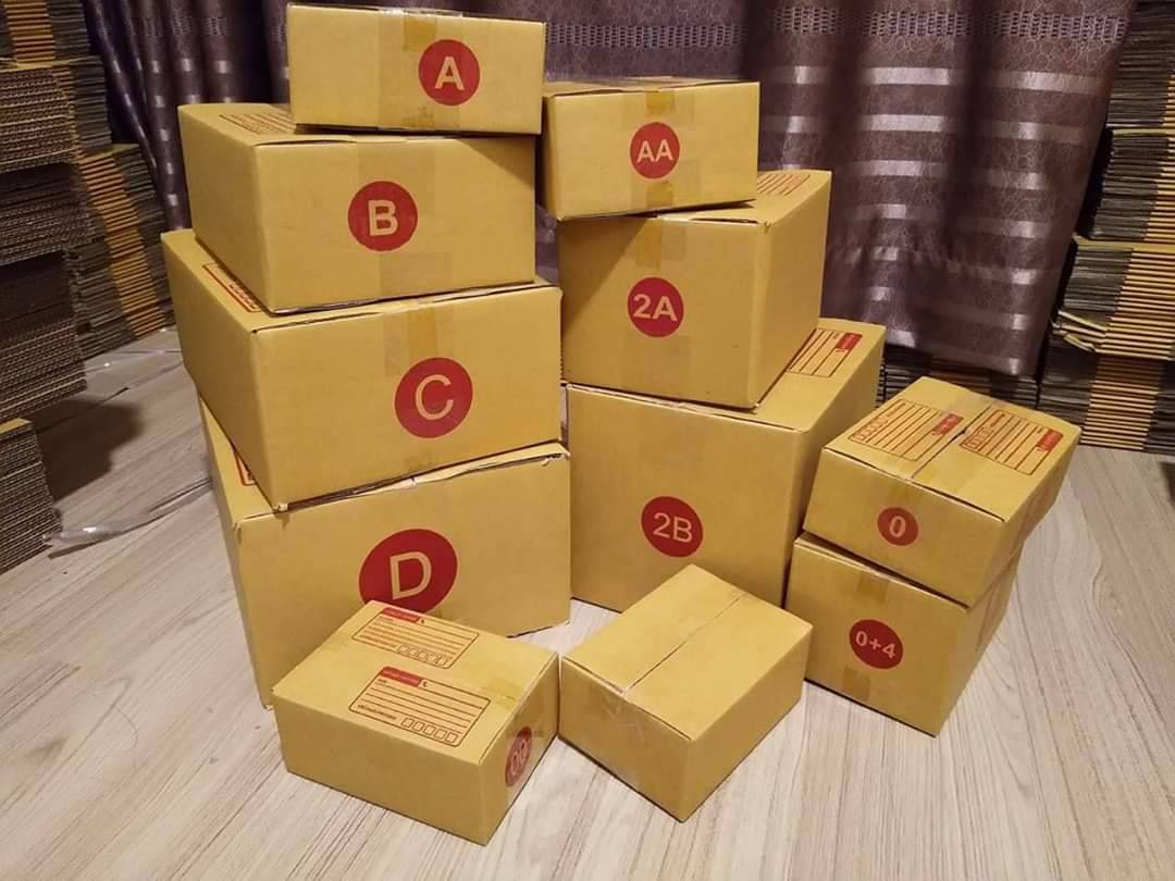 จำหน่ายกล่องไปรษณีย์ กล่องพัสดุ อุปกรณ์แพ็คสินค้า ชิ้น 0 กก.