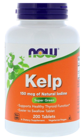 ไอโอดีน จากเคลป์สาหร่ายสีน้ำตาล, Kelp Iodine