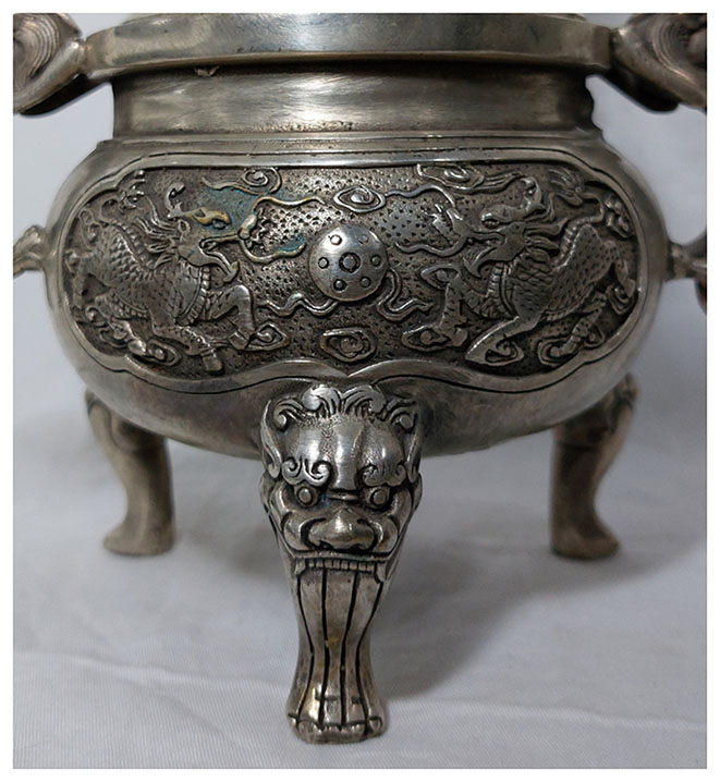 โถ เตาหรือที่ใส่ธูปกำยานสไตล์จีน สูง19.5cm