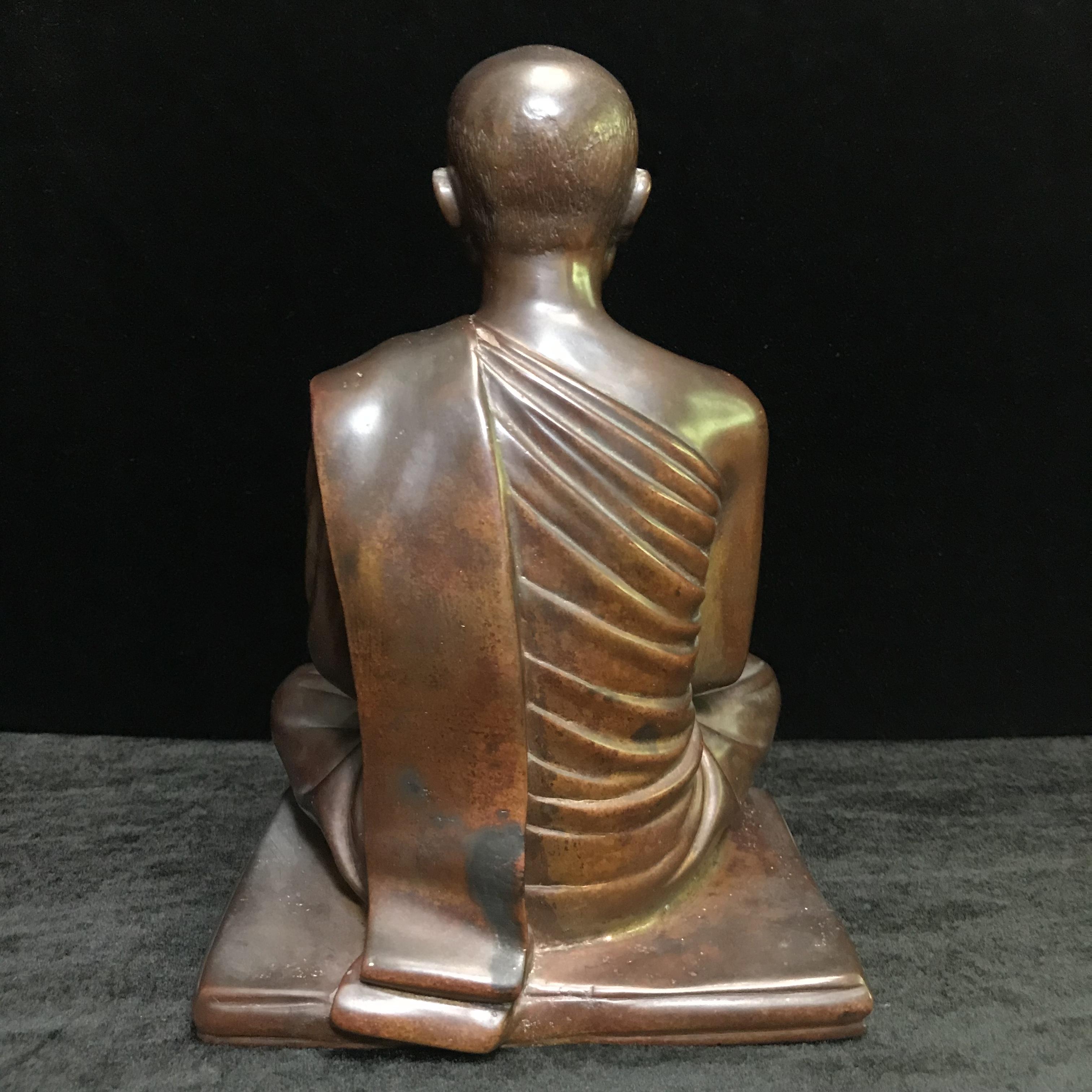 พระบูชารูปเหมือนสมเด็จพุทธโฆษาจารย์(เจริญ ญาณวโร) วัดเทพศิรินทราวาส หน้าตัก 5 นิ้ว พ.ศ.2495