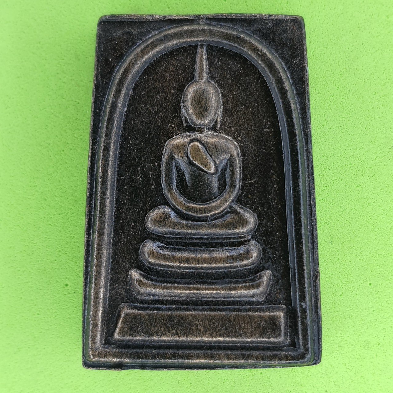 พระเครื่อง พระสมเด็จ 3 ชั้น สีทำเก่า รุ่น กฤษฏาภินิหาร พระสมเด็จเก่าๆ พระสมเด็จสามชั้น พระสมเด็จระฆัง พระสมเด็จแท้ พระแท้ พระสมเด็จสวยๆ เนื้อผง