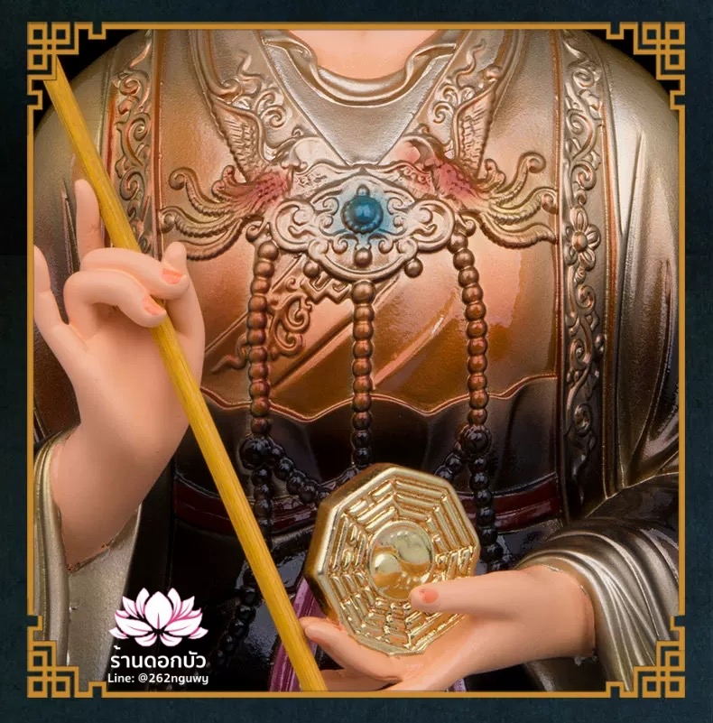 ตี่บ้อเนี่ยเนี้ย ตี่บ้อเหนียวเหนียว พระแม่ธรณีจีน ปางประทับนั่งบัลลังก์หงส์ ขนาด 12/16/19/26 นิ้ว