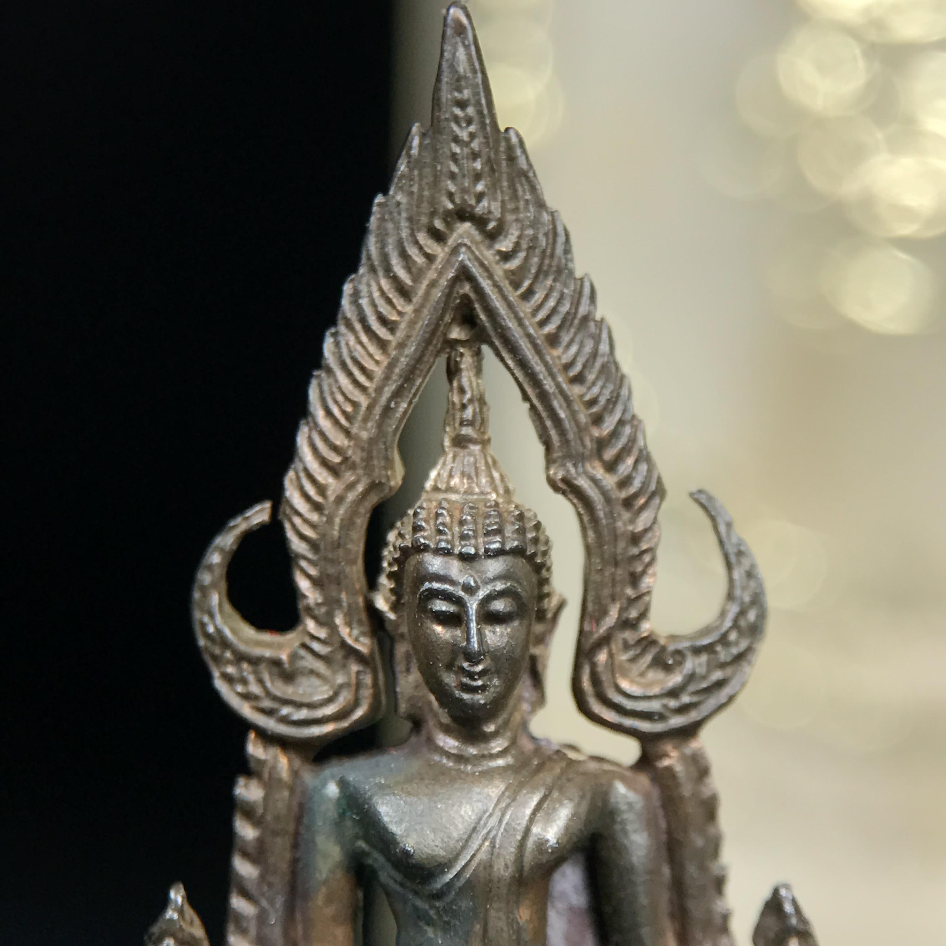 กริ่งพระพุทธชินราช ภปร. กองทัพภาคที่3จัดสร้าง ปี2517 เนื้อนวโลหะกล่องเดิม(คัดสภาพสวย)(หายาก)(ในหลวง ร.9 เสด็จในพิธี)