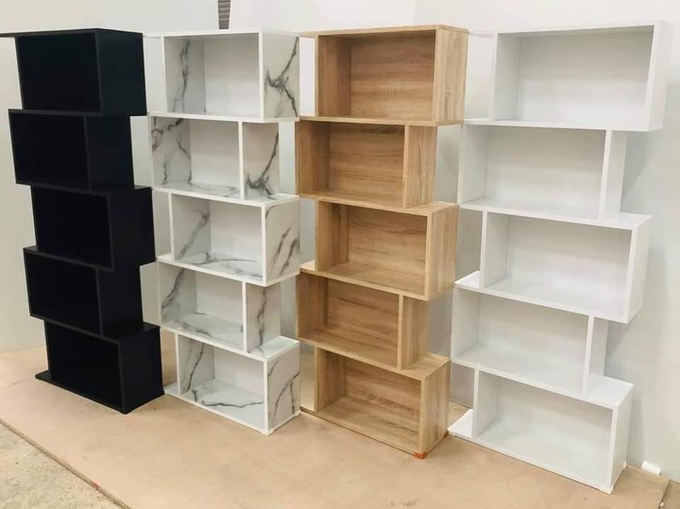 ชั้นวางของดีไซน์ซิกแซก 5 ชั้น