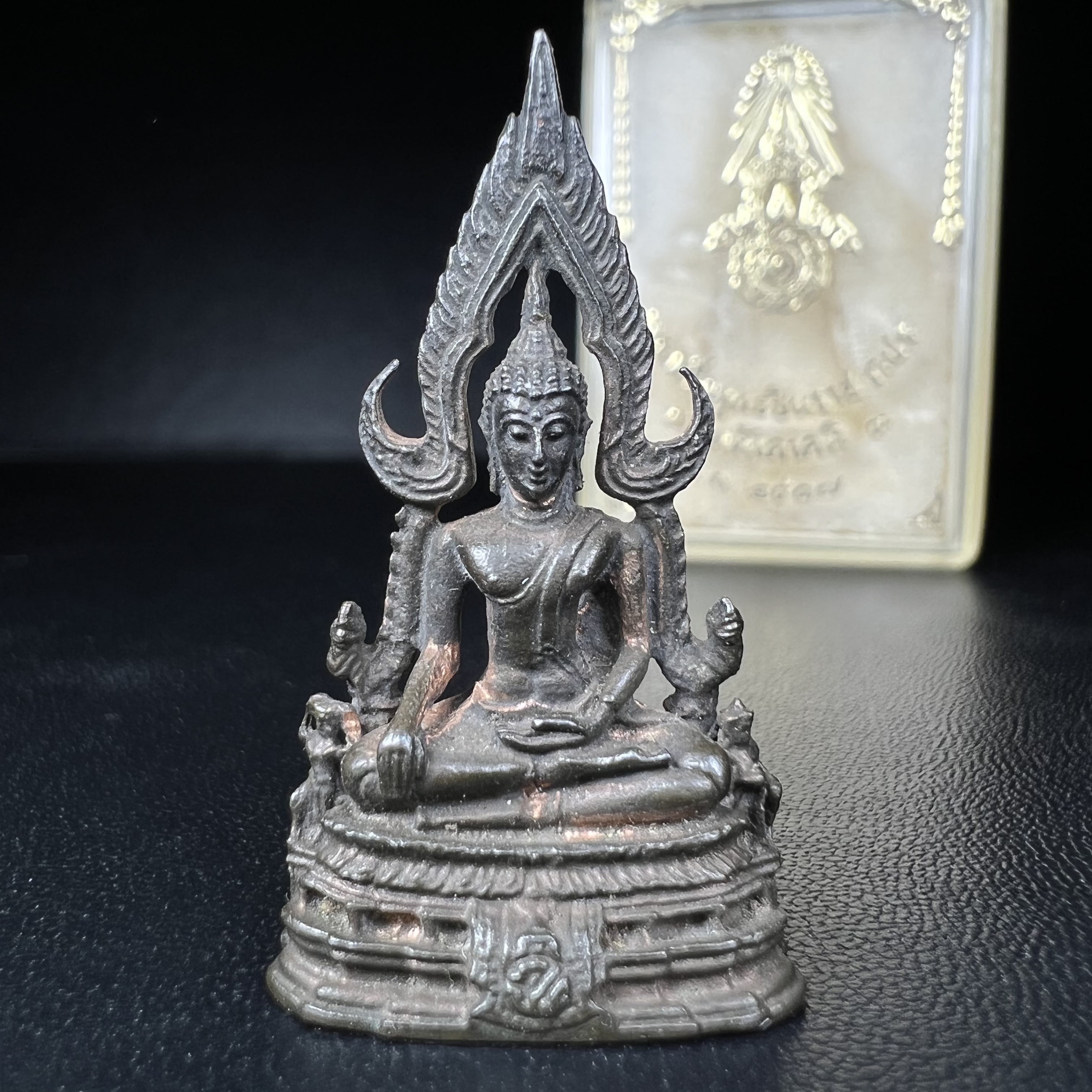 กริ่งพระพุทธชินราช ภปร. กองทัพภาคที่3จัดสร้าง ปี2517 เนื้อนวโลหะกล่องเดิม(คัดสภาพสวย)(หายาก)(ในหลวง ร.9 เสด็จในพิธี)