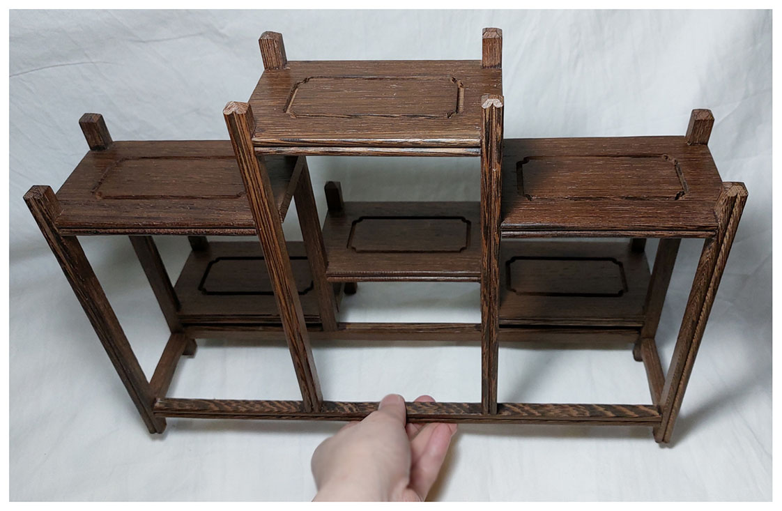 ชั้นวางของตั้งโชว์สไตล์จีนเล็ก-BPT2172-