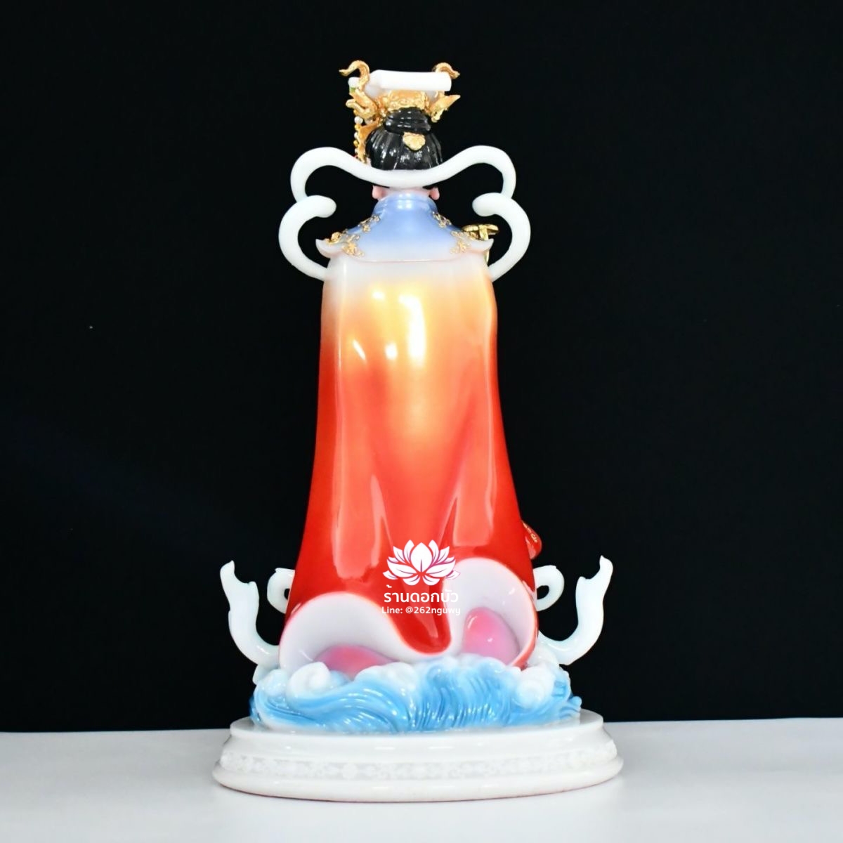 หม่าโจ้ว ม่าจ้อโป๋ เทียนส่งเซ่งโบ้ เทียนโหวเซี่ยบ้อ ปางยืน งานหินอ่อน ขนาด 12/16/19/26 นิ้ว