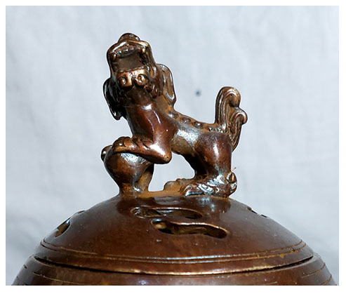 เตากำยาน กระถางกำยาน กระถางธูป ทองเหลืองสไตล์จีน