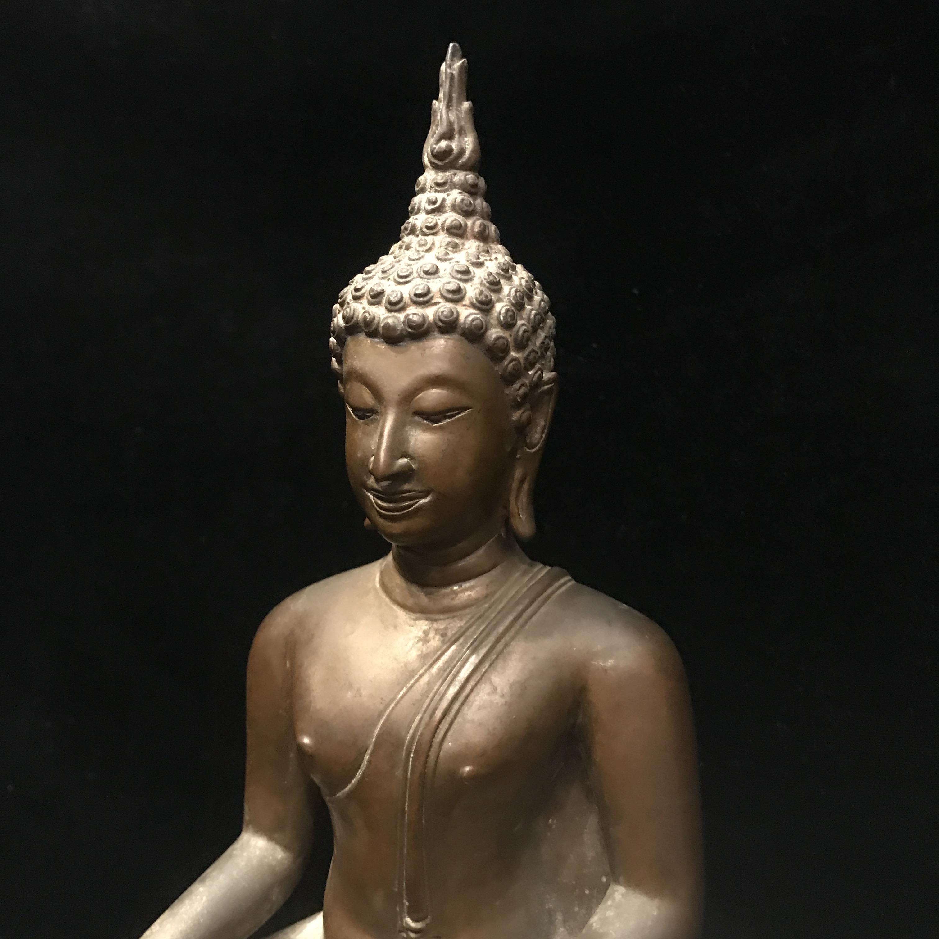 พระพุทธรูปบูชาวชิรมงกุฏ(อักษรย่อ จอุ)วัดมกุฏกษัตริยาราม ปี2511 หน้าตัก 5นิ้ว