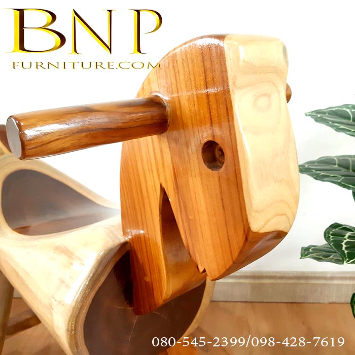 ม้าโยกไม้สักน่ารักๆ