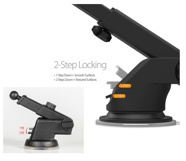 แท่นจับยึดมือถือ,Mobile phone holder,ปรับได้360องศาติดตั้งบนรถยนต์สินค้าพร้อมส่ง