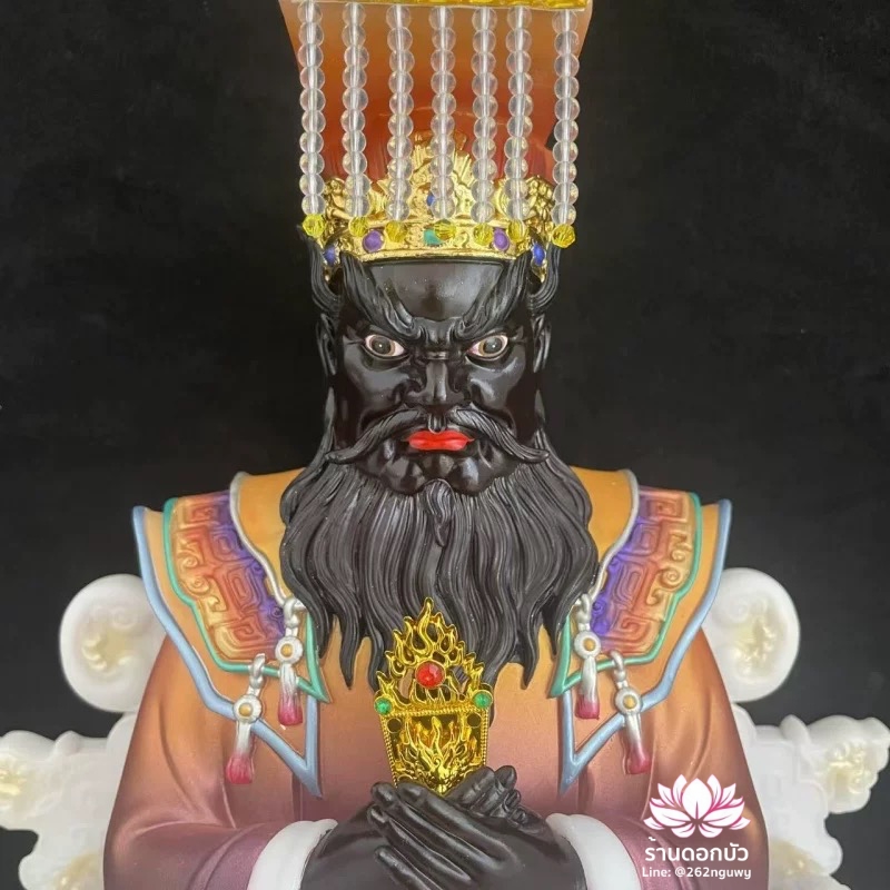 พญายมราช เหงี่ยมล่ออ๋อง หรือ เงี่ยมล่ออ๋อง งานเรซิ่นคุณภาพสูง เทคนิคหินอ่อน ขนาด 12/16/19 นิ้ว