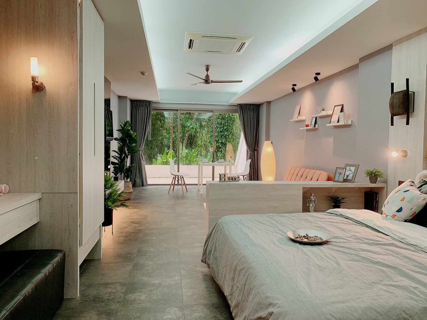 For Rent : Kathu,The Green Golf 1 Bedroom 1 Bathroom, 1st Floor, Garden View.