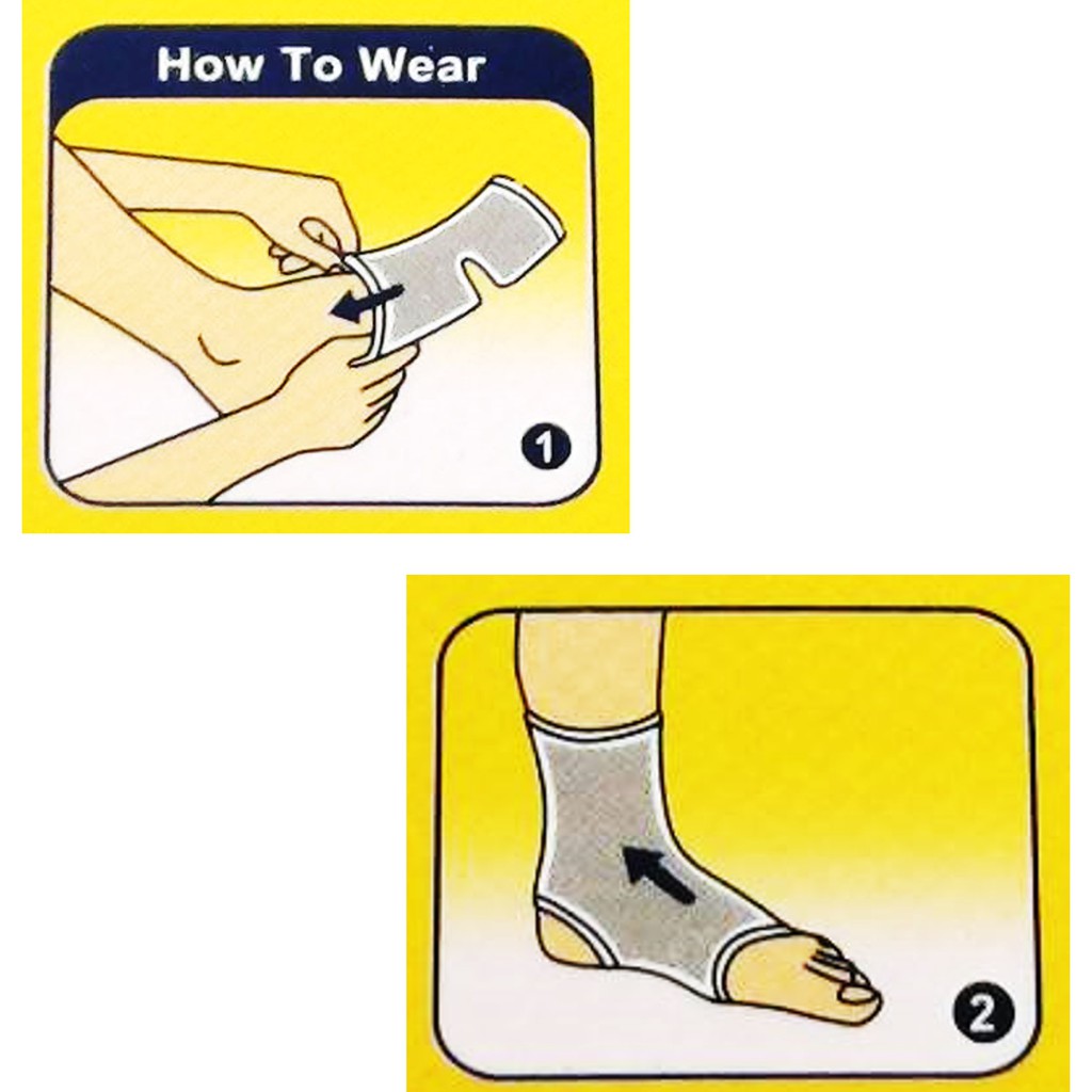 ผ้ารัดพยุงข้อเท้าแบบเนื้อนุ่มสินค้าพร้อมส่ง