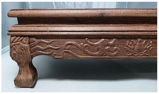 กี๋หรือฐานไม้ สี่เหลี่ยมผืนผ้า ท๊อป 17.5cmx29.5cm