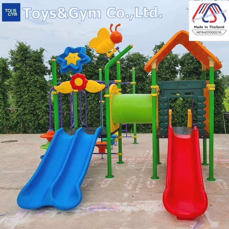 MiT-โรงงานผลิตเครื่องเล่นสนามกลางแจ้ง ชุดบ้านสดใส