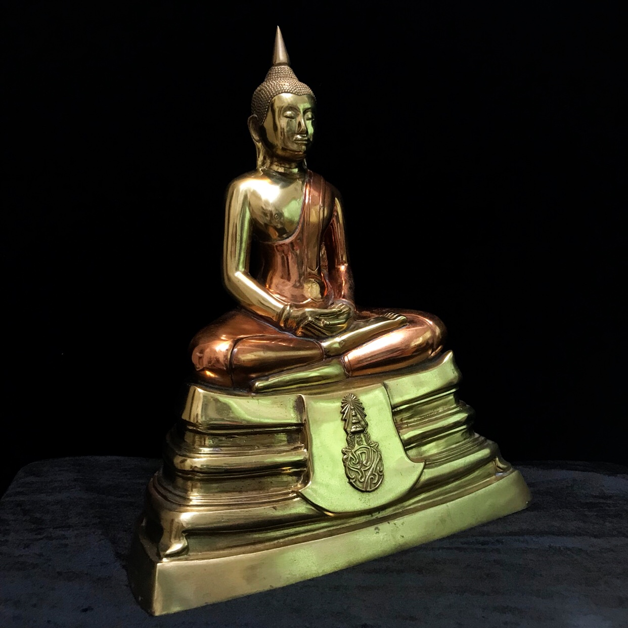 พระบูชาพระพุทธโสธร ภปร. รุ่นย้อนยุค ปี2539 หน้าตัก9นิ้ว สามกษัตริย์