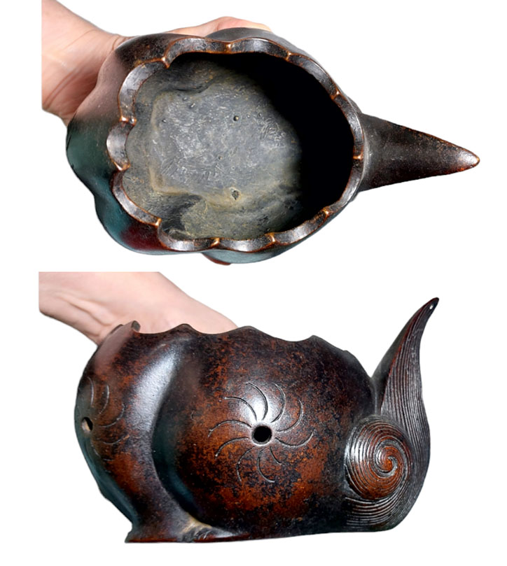 เตากำยาน เตาจุดกำยาน ทองเหลืองสไตล์จีน -สิงโตจีน Foo dog หรือ Fu dog