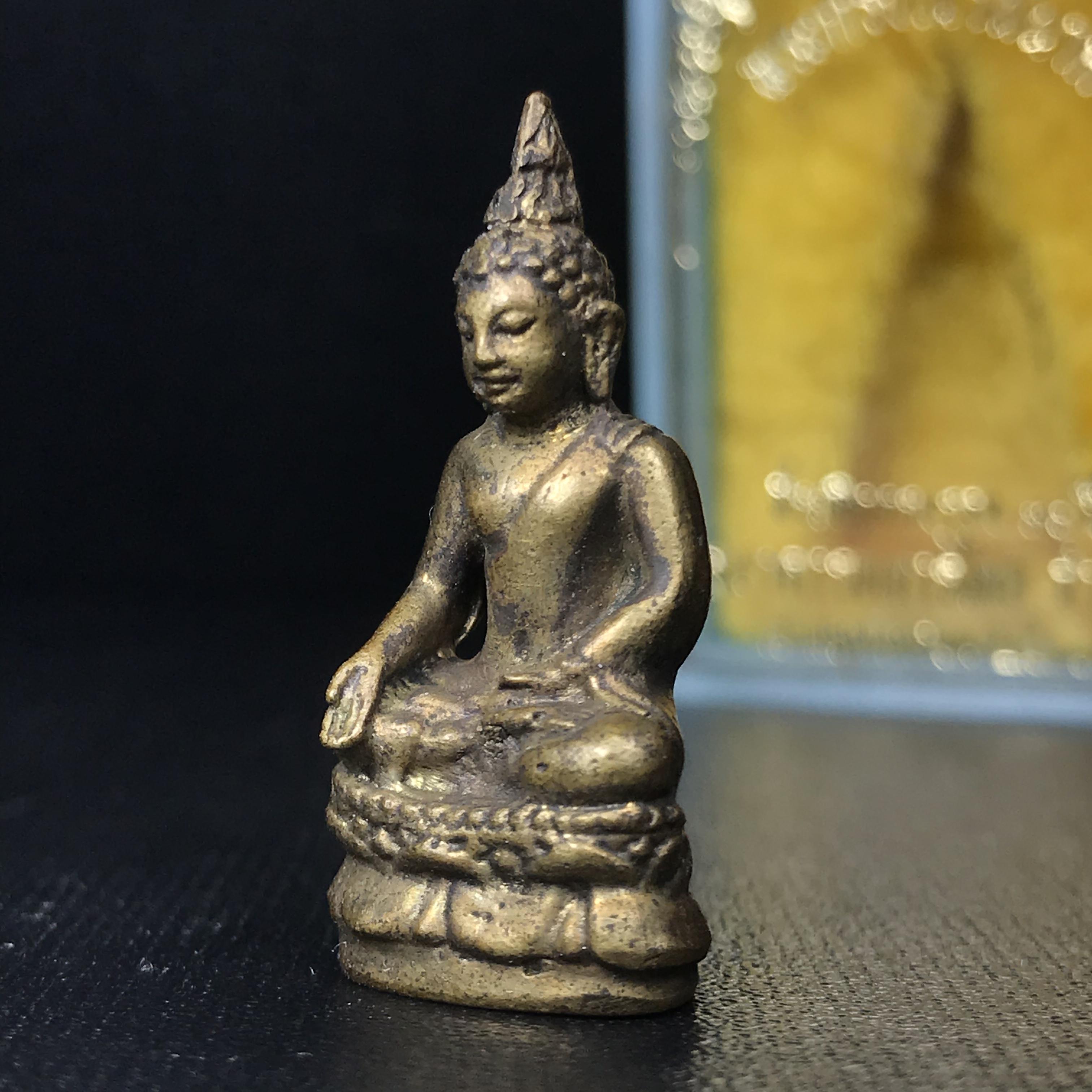 พระกริ่งไพรีพินาศ วัดบวรนิเวศ ปี2530 เนื้อทองผสม ที่ระลึกครบรอบ30ปี ธนาคารทหารไทย (มีส่วนผสมของชนวนเก่าของไพรีพินาศรุ่นแรก)อานุภาพยิ่งใหญ่ กำราบศัตรูพ่ายสิ้น พระไพรีพินาศ