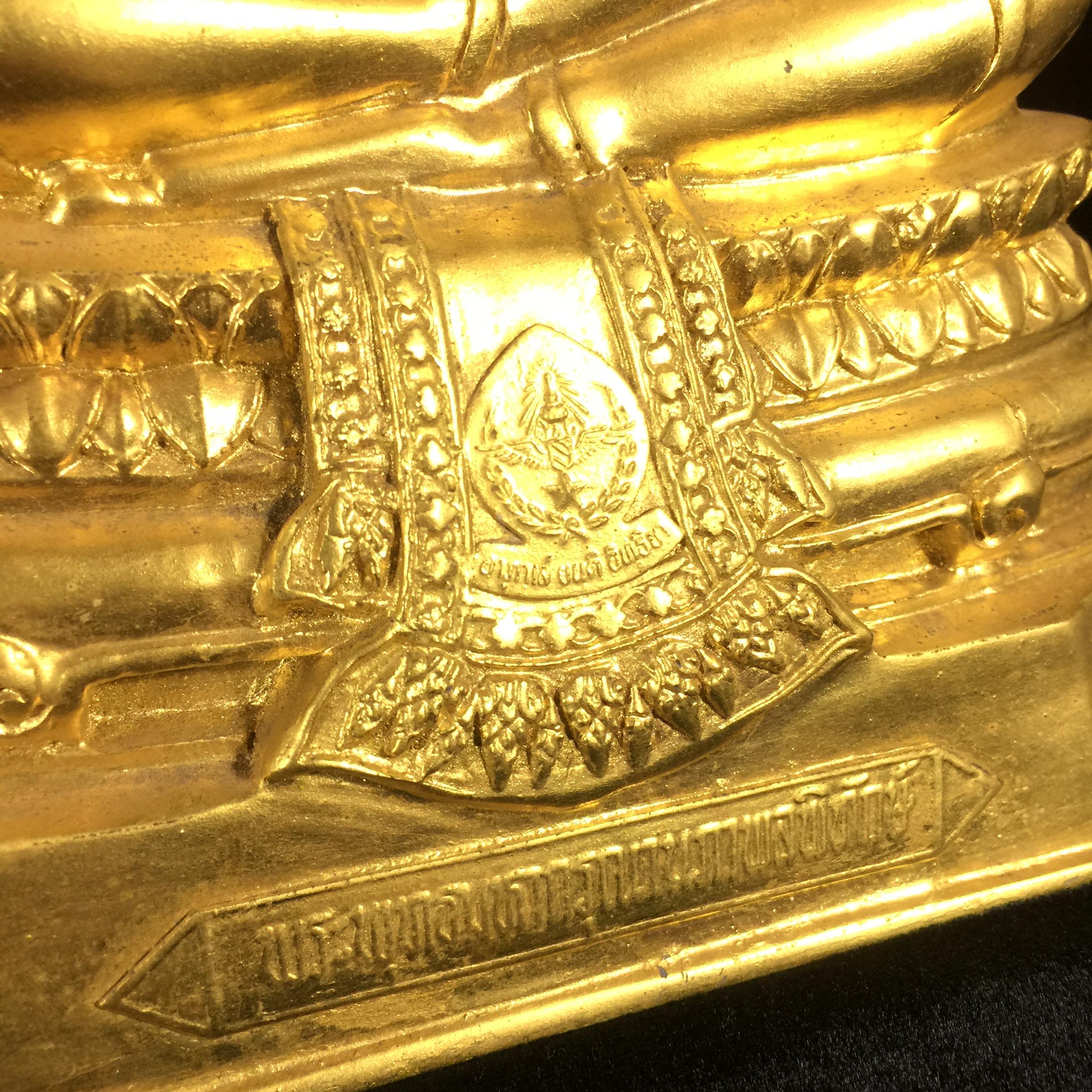 พระพุทธมหากรุณานภาพลพิทักษ์ พระพุทธรูปประจำโรงเรียนนายเรืออากาศ ปี 2540 หน้าตัก 5นิ้ว หมายเลข 197 สมเด็จพระสังฆราชเจ้า กรมหลวงวชิรญาณสังวร(สมเด็จพระสังฆราชองค์ที่19)ทรงถวายพระนาม(หายาก)