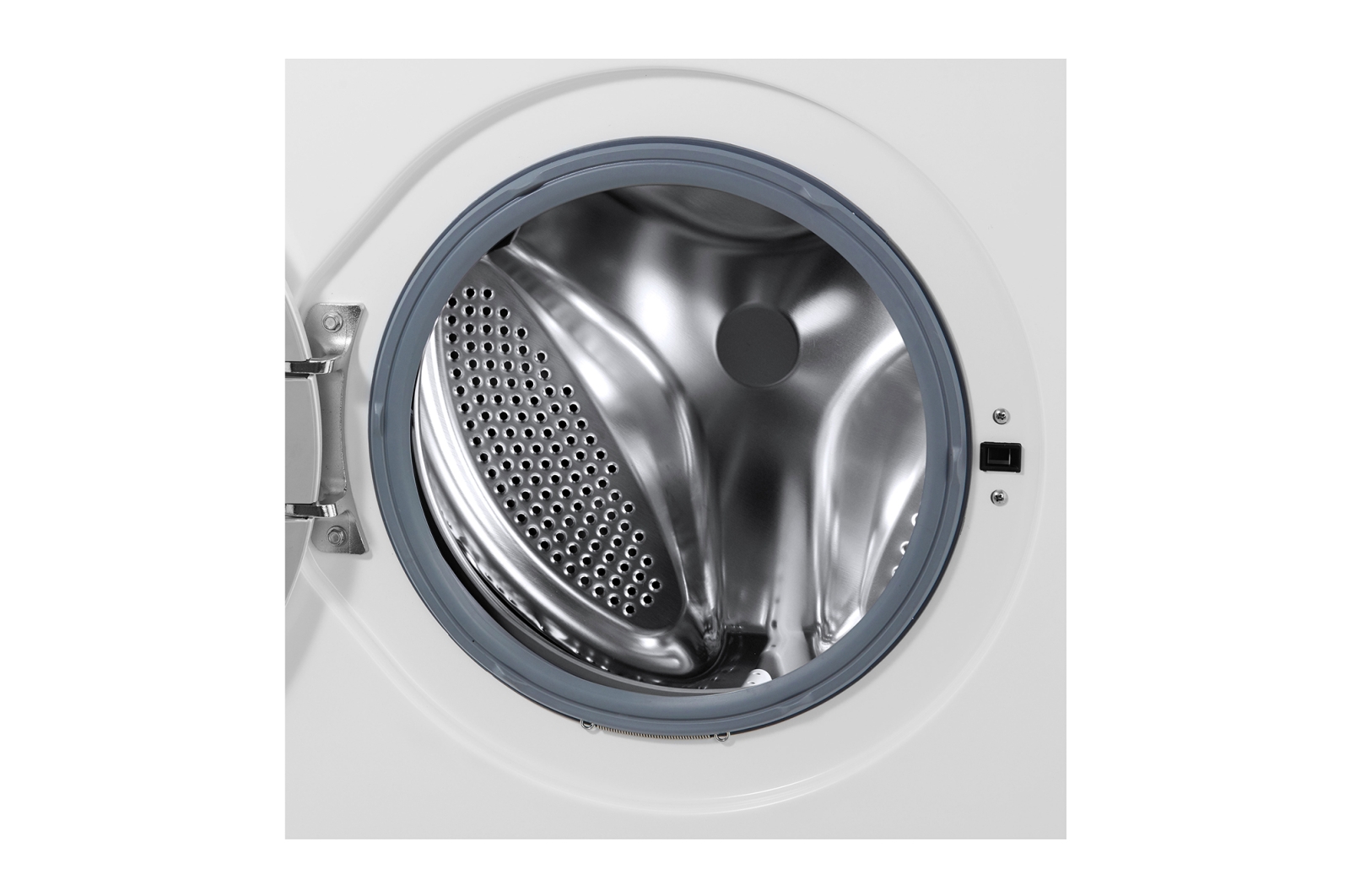 เครื่องซักผ้าฝาหน้ารุ่น LG FM1207N6W พร้อมกล่องหยอดเหรียญ ความจุซัก 7 กก.