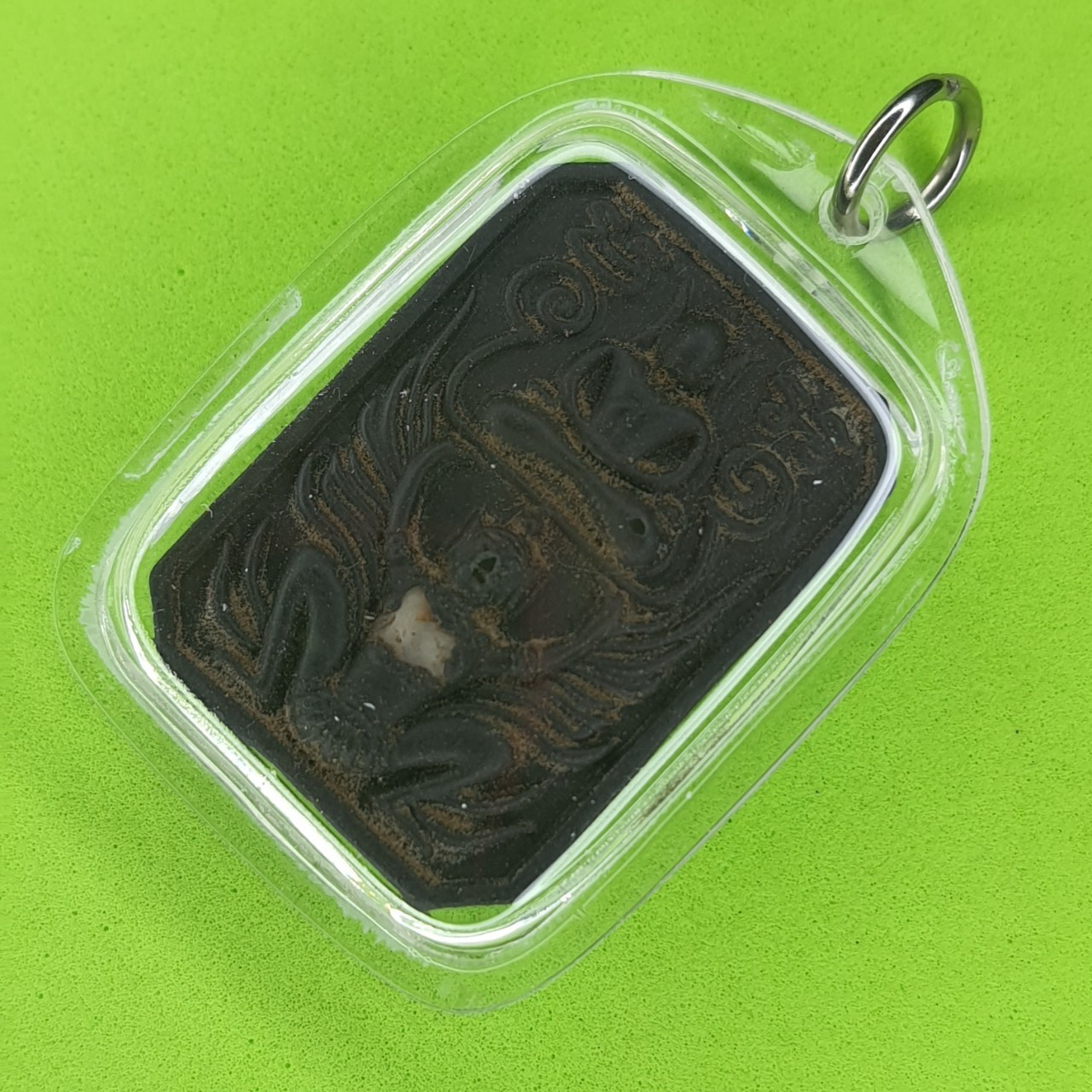 พระเครื่อง หลวงพ่อปาน สีดำ เลี่ยมกรอบ รุ่น กฤษฎาภินิหาร อำนาจ เมตตา แคล้วคลาด ไม่จน พระหลวงพ่อปาน พระแท้ หลวงพ่อปาน