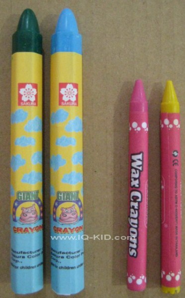 สีเทียนขนาดจัมโบ้ SAKURA Giant 8 สี