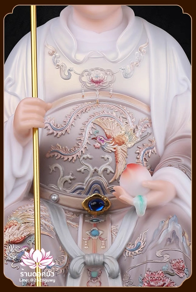 เง็กเซียนฮ่องเต้ หยกอ๋องส่องเต่ และ พระนางซีหวังหมู่ กิมบ้อเนี่ยเนี้ย งานหินอ่อนคุณภาพสูง ขนาด 12/16/19 นิ้ว