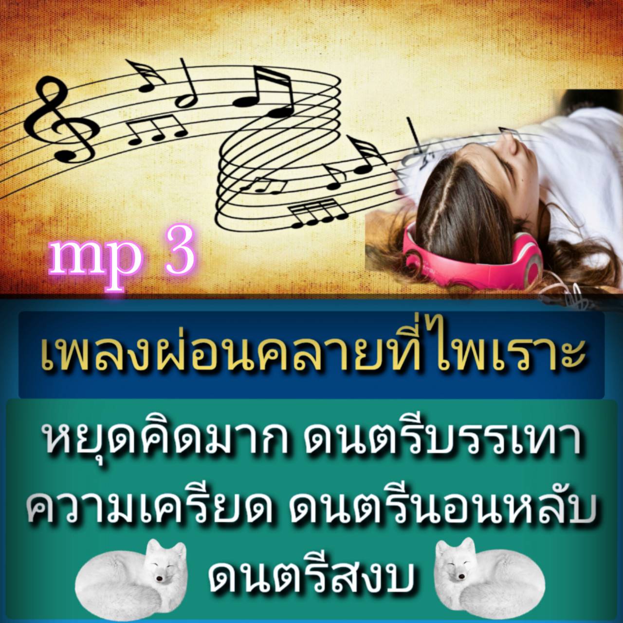 [พรเทวะ] แฟลชไดร์ฟ USb Mp3 เพลงผ่อนคลายที่ไพเราะ หยุดคิดมาก ดนตรีบรรเทาความเครียด ดนตรีนอนหลับ ดนตรีสงบ ใช้กับเครื่องเล่น USB/mp3 ทุกชนิดหรือเปิดฟังในรถยนต์เปิดในคอมพิวเตอร์ได้ *** ใช้กับเครื่องเล่น USB/mp3 ทุกชนิดหรือเปิดฟังในรถยนต์ *** สามารถ โหลดใส่มือ