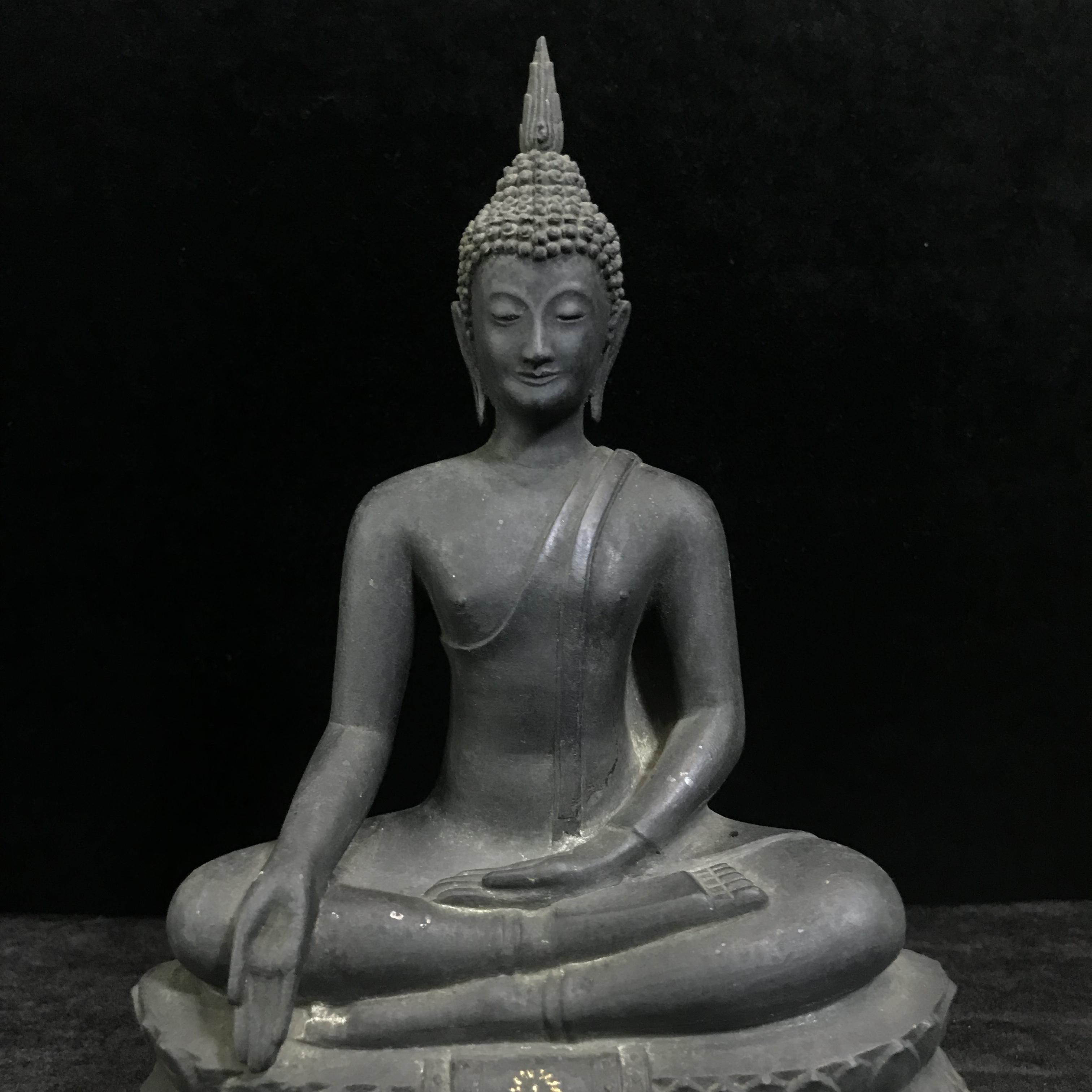 พระพุทธรูปบูชา ภปร ปี2508 วัดบวรนิเวศวิหาร บล็อกหนังไก่ หน้าตัก5นิ้ว(ที่สุดของพระบูชา ภปร วัดบวร)