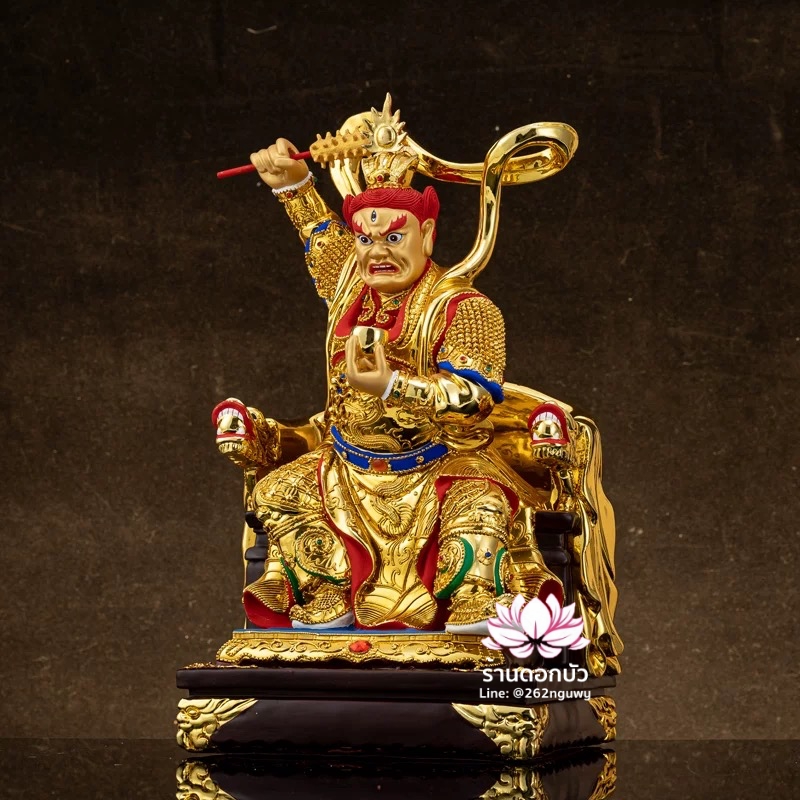 กำใจผ่อสัก ก่ำแจผู่สัก พระโภชนปาลโพธิสัตว์ งานเรซิ่น ขนาด 12/16/19 นิ้ว