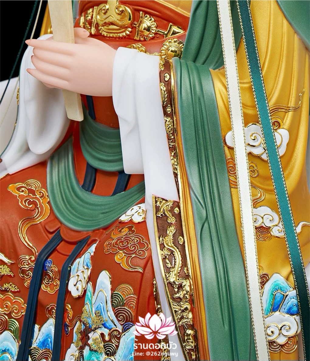 เง็กเซียนฮ่องเต้ หยกอ๋องส่องเต่ และ พระนางซีหวังหมู่ กิมบ้อเนี่ยเนี้ย งานหินอ่อนคุณภาพสูง ขนาด 12/16/19/26 นิ้ว