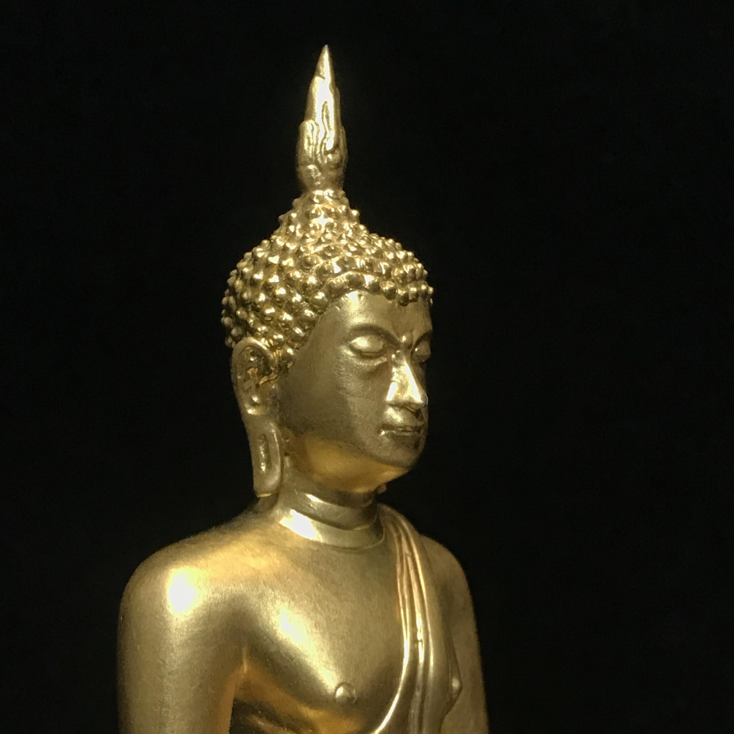 สมเด็จพระพุทธญาณนเรศวร์ วัดญาณสังวรารามวรมหาวิหาร ปี2529 (รุ่นแรกหายาก) หน้าตัก 3นิ้ว ปิดทอง