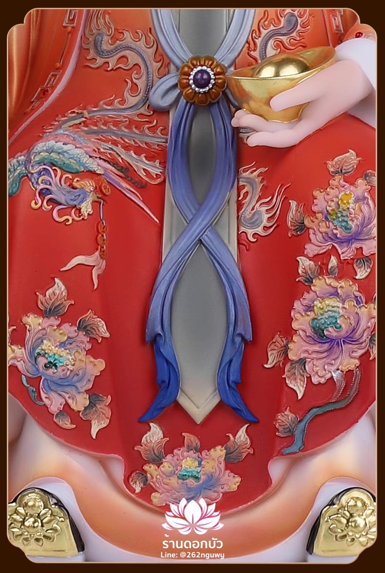 แปะกงแปะม่า ปุนเถ้ากงปุนเถ้าม่า เทพเจ้าที่จีน ประทับนั่งบัลลังก์มังกรคาบแก้ว งานหินอ่อนคุณภาพสูง ขนาด 12/16/19 นิ้ว