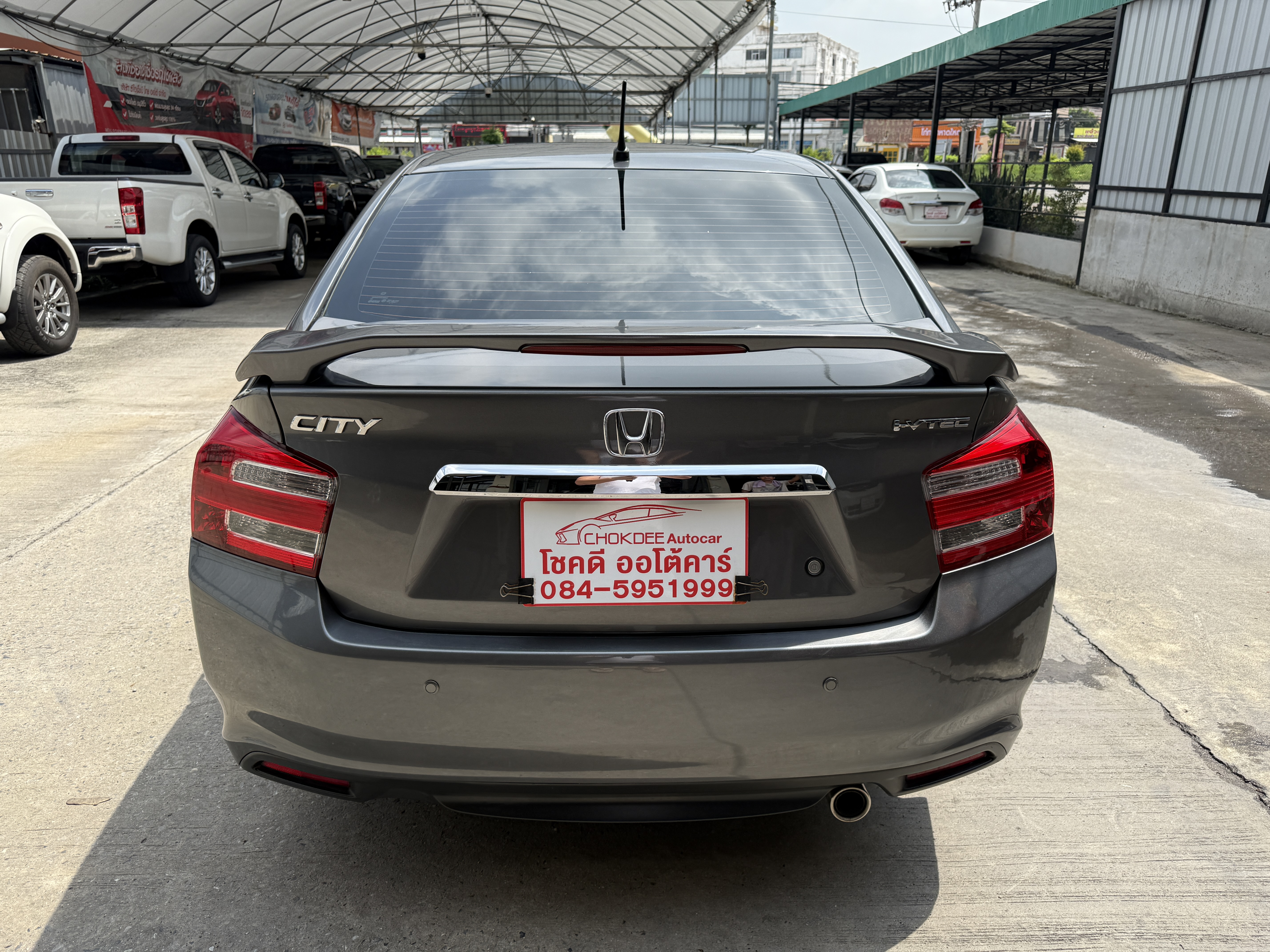 Honda City 1.5 SV At 2013 เทาดำ