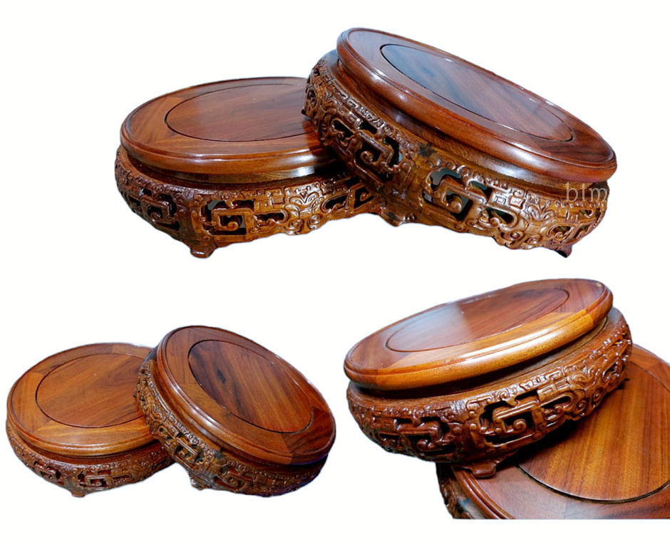 กี๋หรือฐานไม้สไตล์จีน--BPT046--