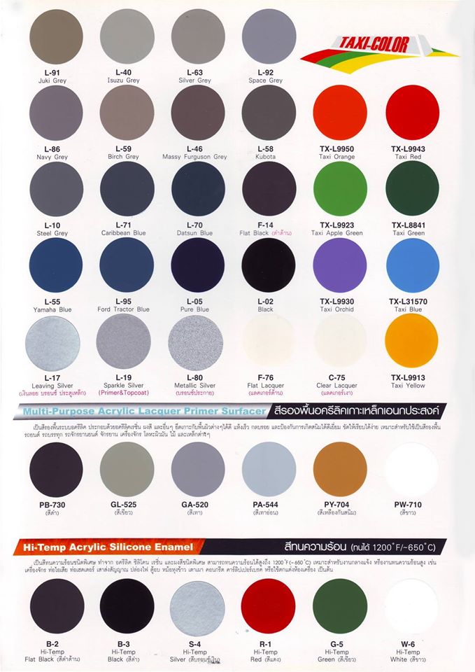 สีสเปรย์ leyland