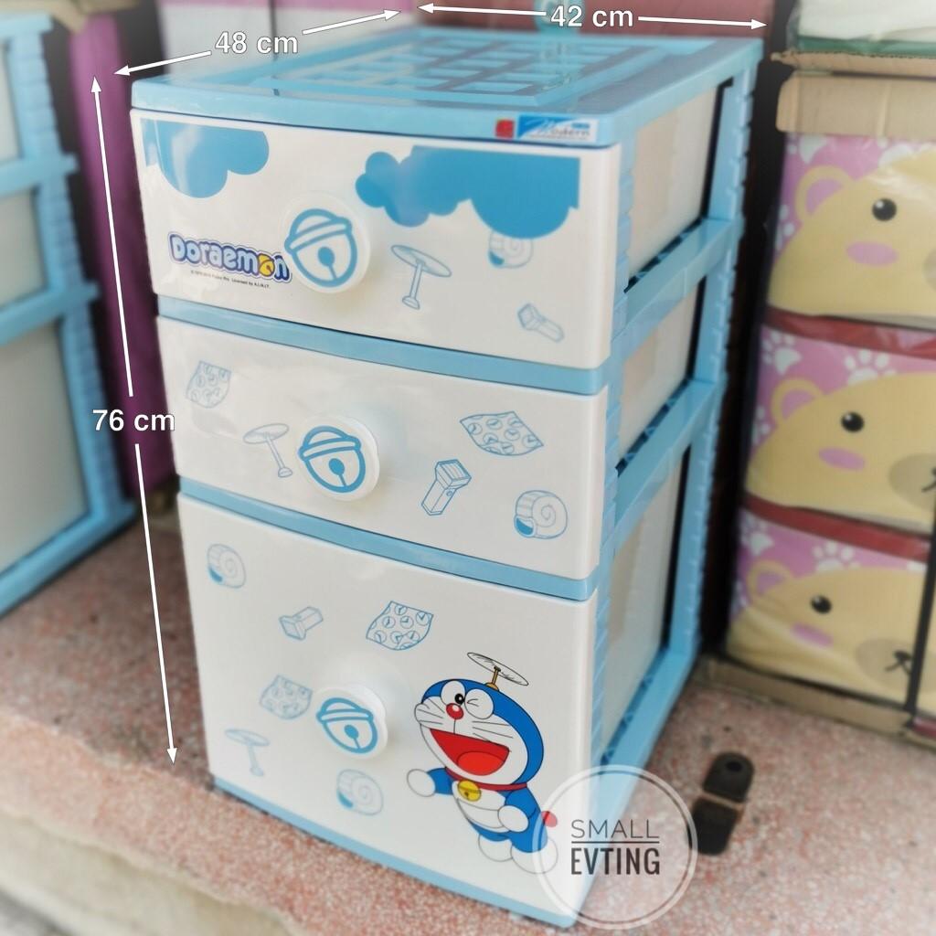 Small Evting ลิ้นชัก โดเรม่อน B42 ลิ้นชักใส่เสื้อผ้า ลิ้นชักเอนกประสงค์