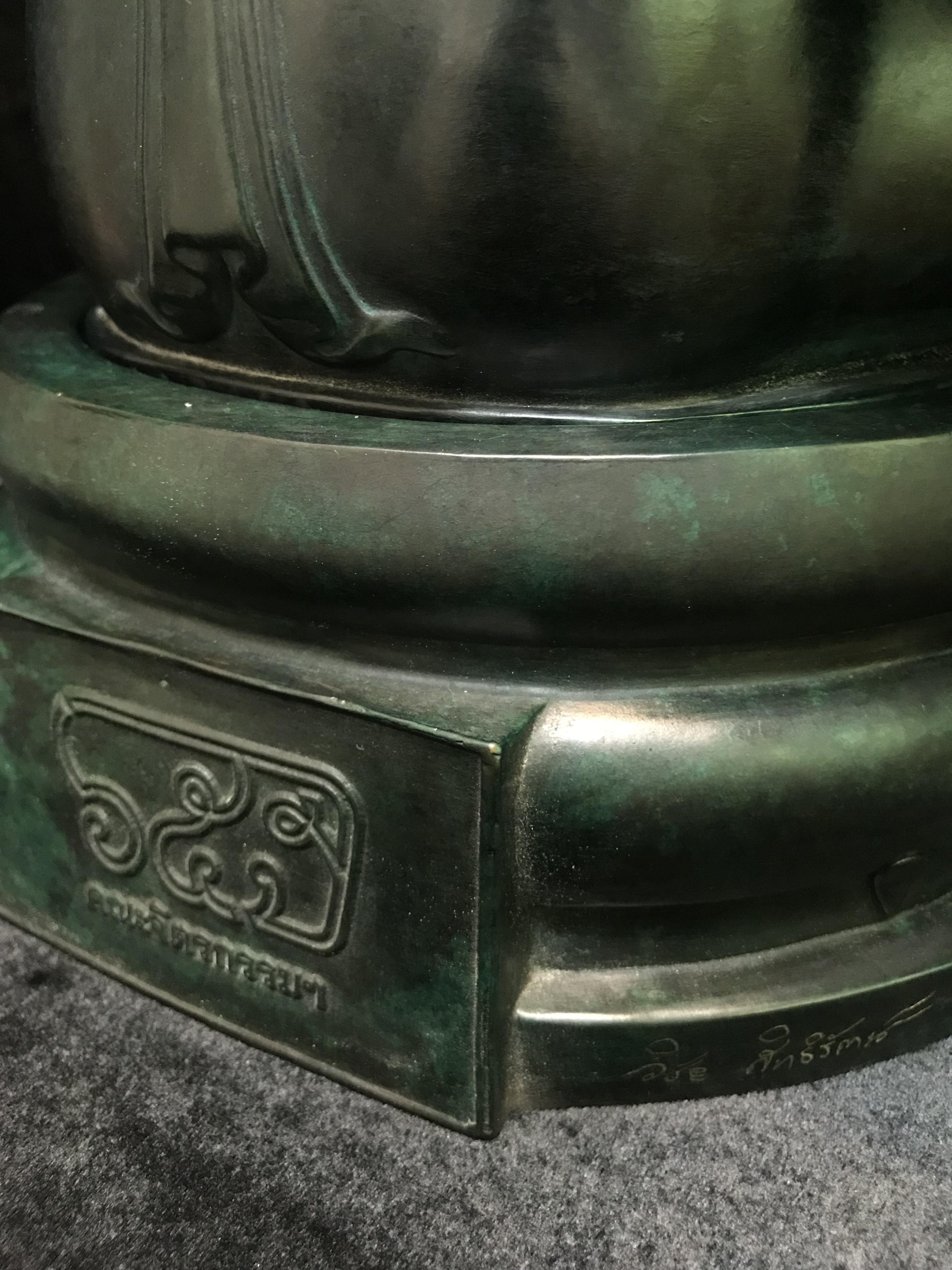 พระพิฆเนศวร์ 65 ปี คณะจิตรกรรม มหาวิทยาลัยศิลปากร ปี2551 ลอยองค์เนื้อสำริดขนาดหน้าตัก 9 นิ้ว(เนื้อสำริดเขียวพลาติน่า)