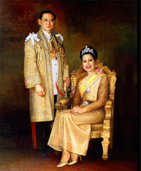 รูปในหลวงและพระราชินี (ใหญ่) 1