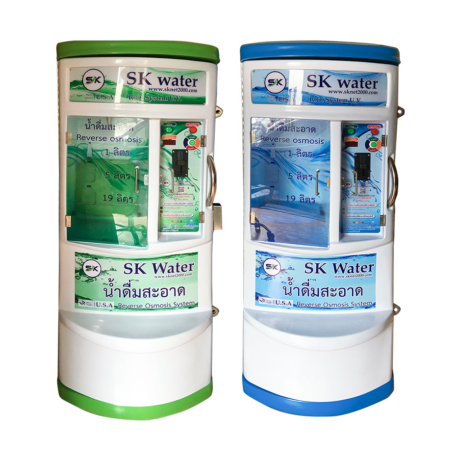 ตู้น้ำหยอดเหรียญ รุ่น 100 ลิตร