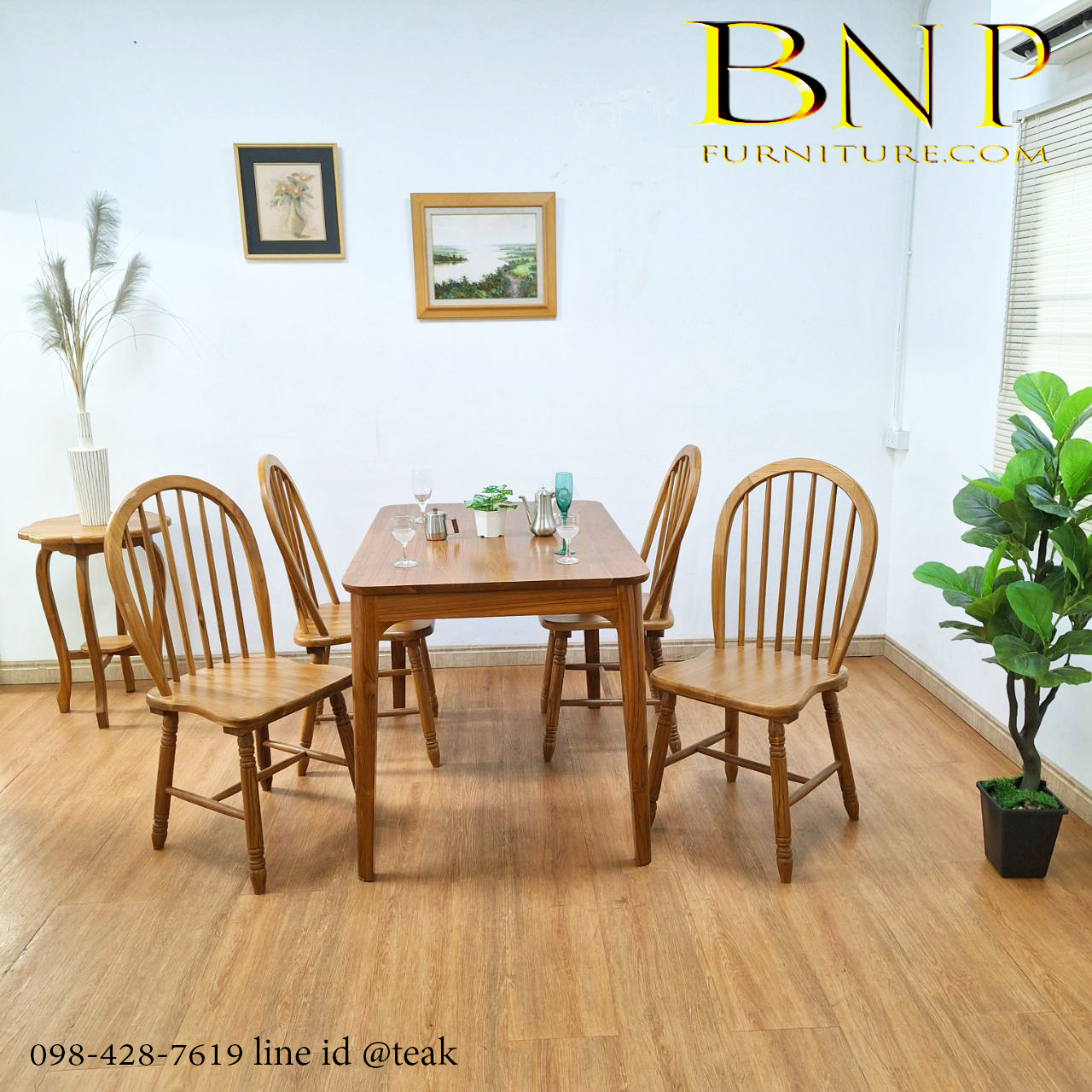 โต๊ะกินข้าว 4 ที่นั่ง รุ่น ดีวัน