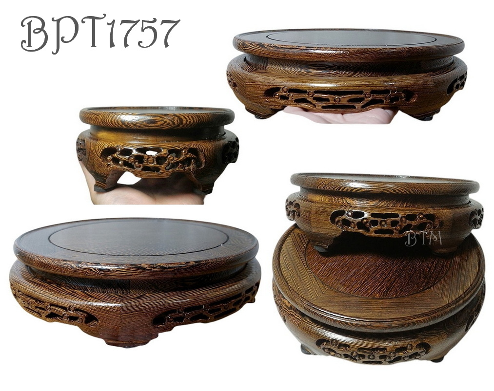 กี๋หรือฐานไม้Wenge(แบบเงา)-BPT1757-