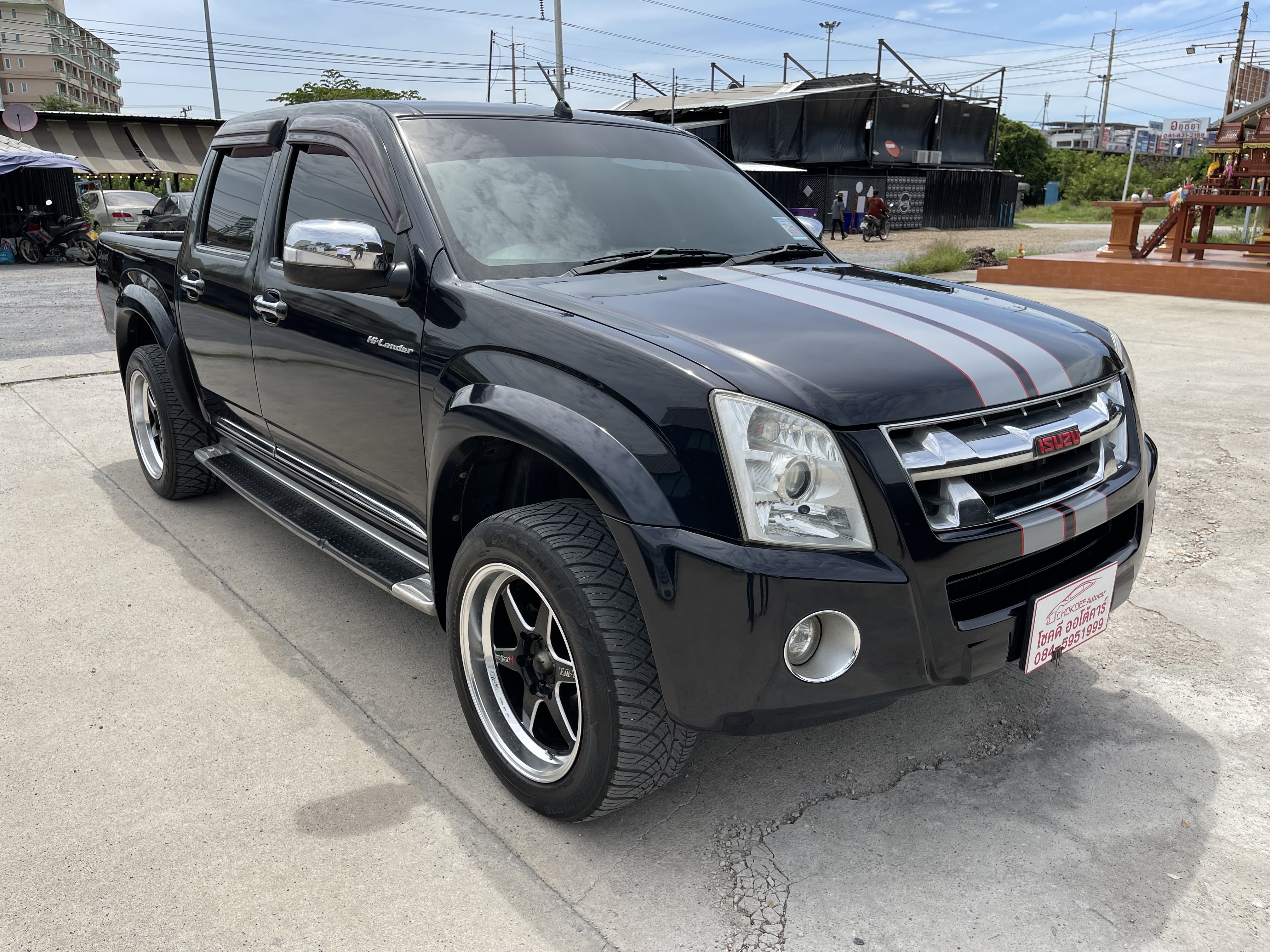 Isuzu Dmax 4ประตู Hilander 2.5 Abs X-Series Navi 2010 ดำ
